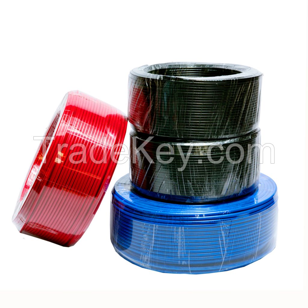 TUV certified DC solar wire 4 mm 6 mm 10mm2 for solar panels solar panel connection line