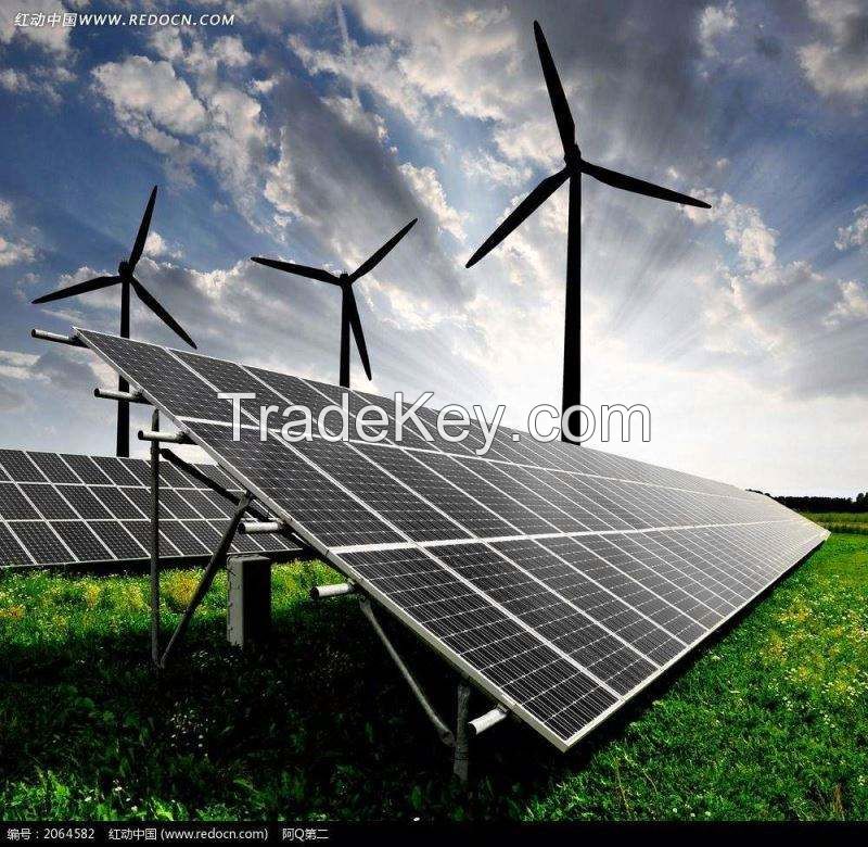 Solar Panel 500 Watt agriculture solar system 48 Volts Black Aluminium Frame placa solar