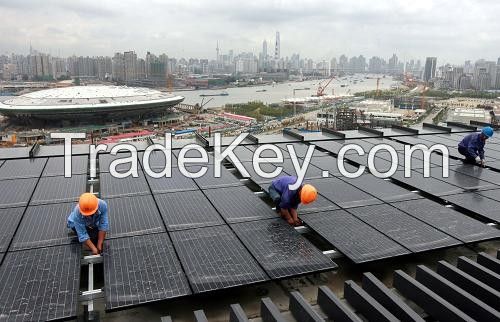 solar panel half cells mono PERC 360W 365W 370W 375W 380W solar system for solar panel air conditioner