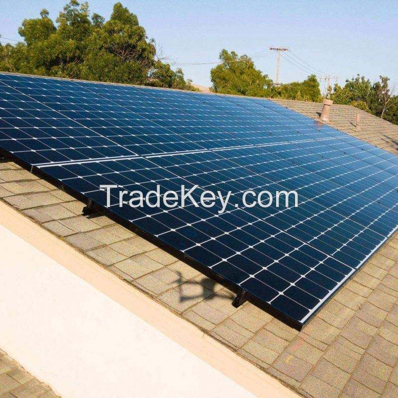 mono half cut photovoltaic module 540 watt 545W 550W solar energy panels with gird tie inverter for hybrid system