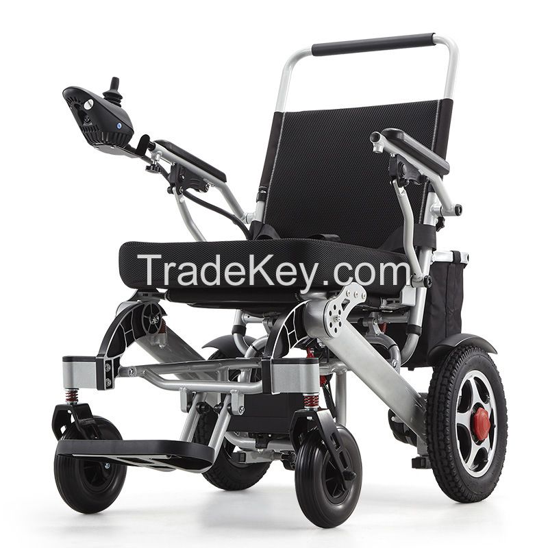 Battery Charger Climbing Dual Motor Foldable Car Trunk Electric Automatic Wheelchair for Disabled People