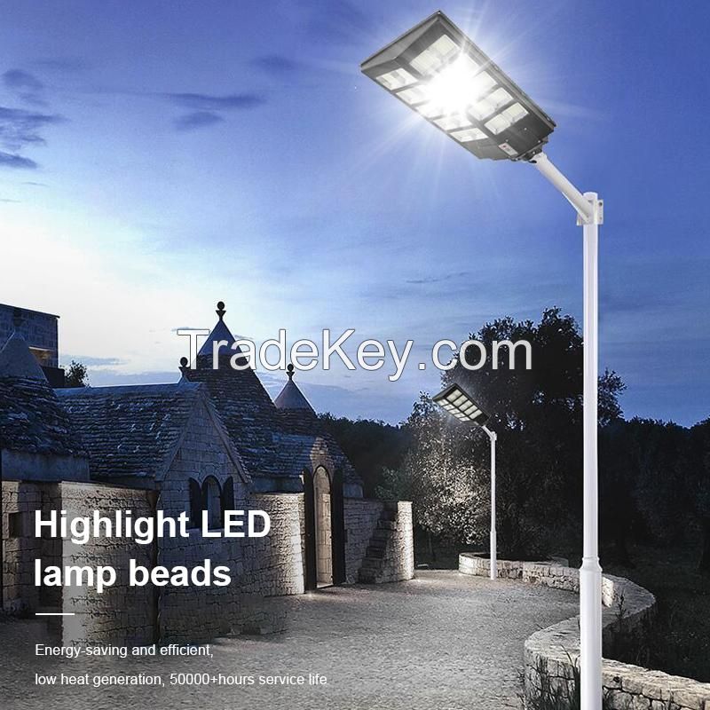 Household Garden High Lumen LED Street Light 120W 180W Integrated Solar Street Light