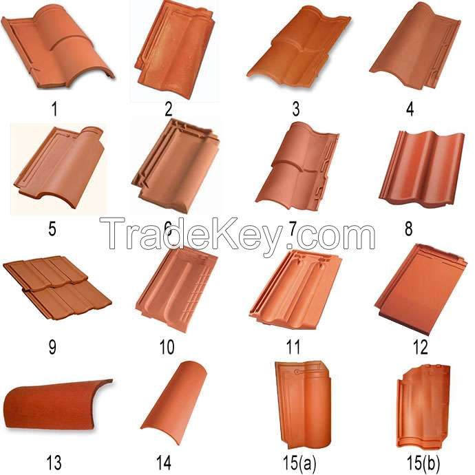 Clay brick machine roof tile clay tile making machine