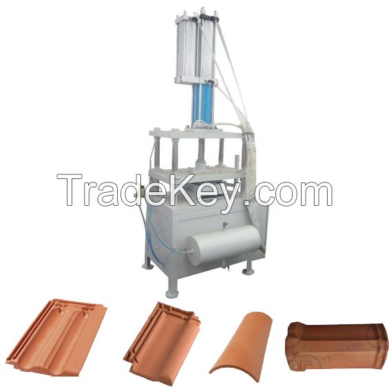 Automatic Hydraulic Pneumatic Extruder clay roof press tile forming making machine