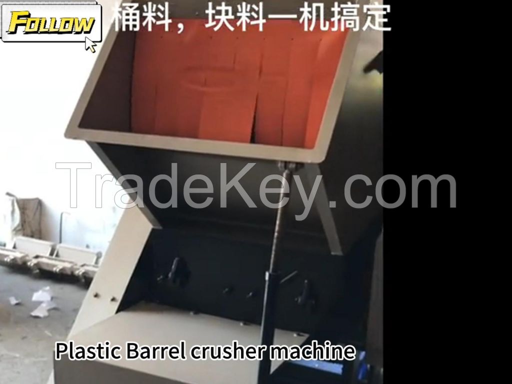 Big Plastic crusher shredding equipment for crushing soft PVC door curtain,Wood plastic window/door