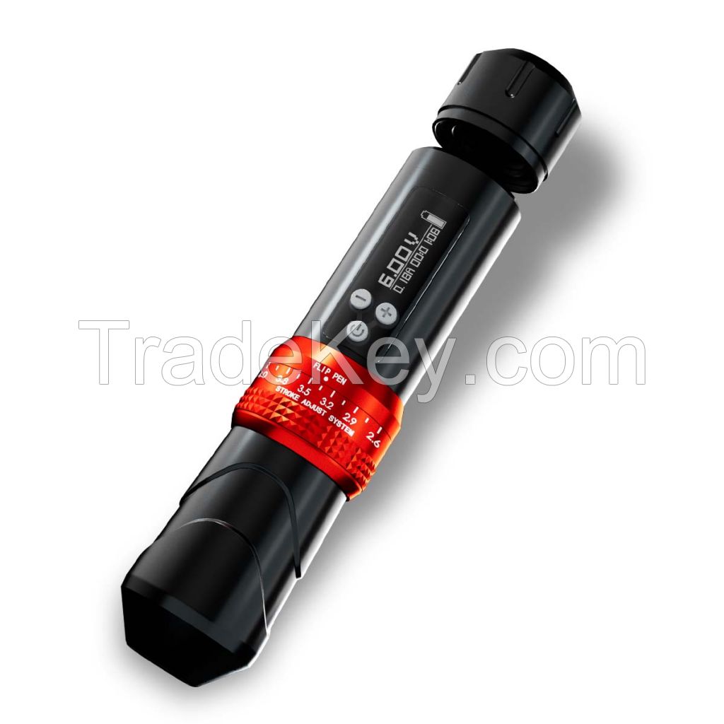 BRONC X1 Hot Selling High Quality Different Stroke Styles Adjustable Tattoo Wireless Pen
