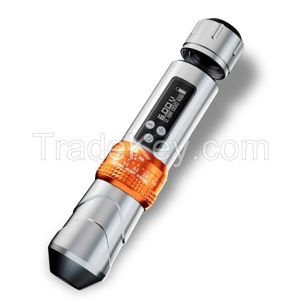 BRONC X1 Hot Selling High Quality Different Stroke Styles Adjustable Tattoo Wireless Pen