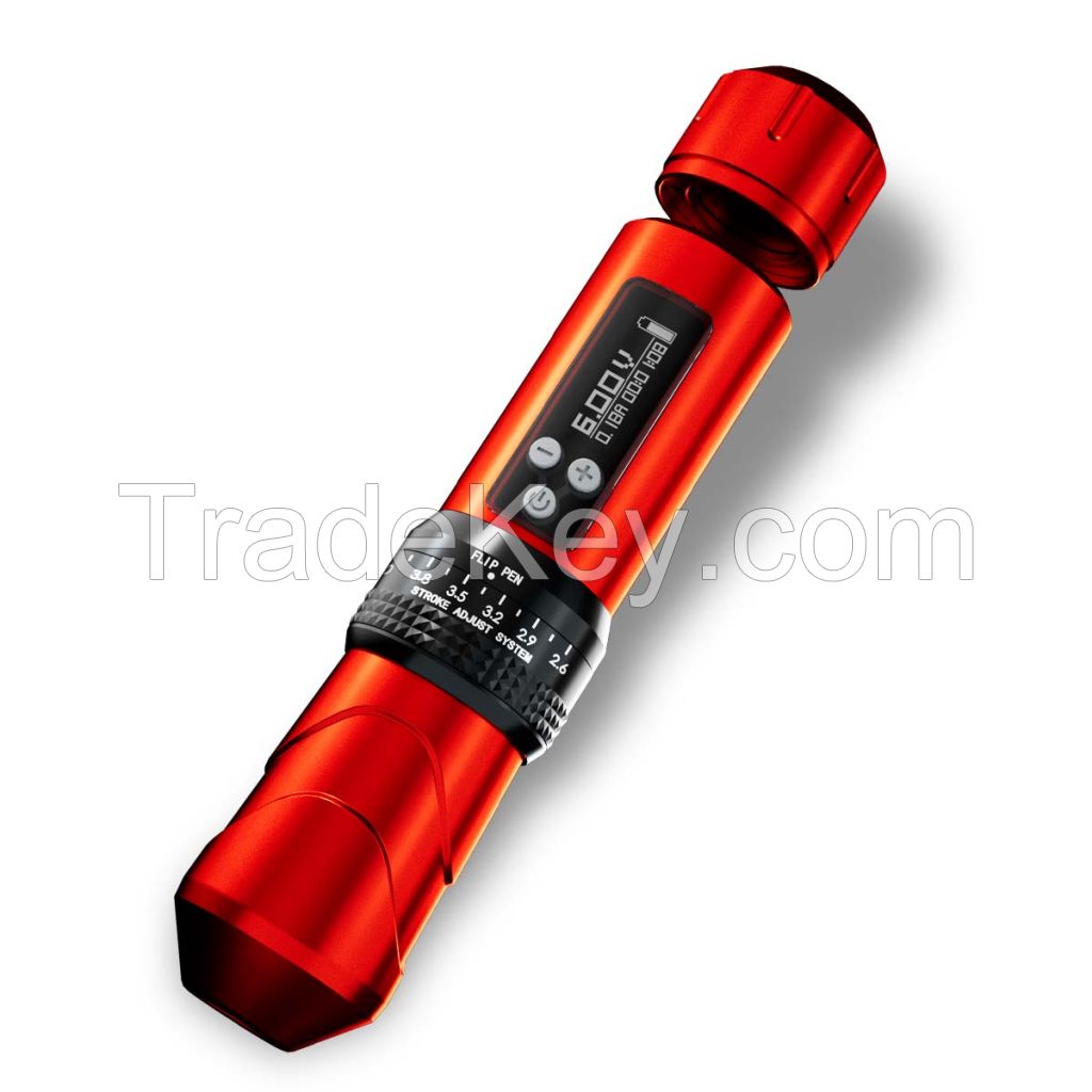 BRONC X1 Hot Selling High Quality Different Stroke Styles Adjustable Tattoo Wireless Pen