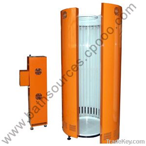 Skin care of tanning machine with sun shower