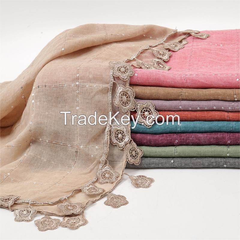 Ethnic women's scarf and shawl