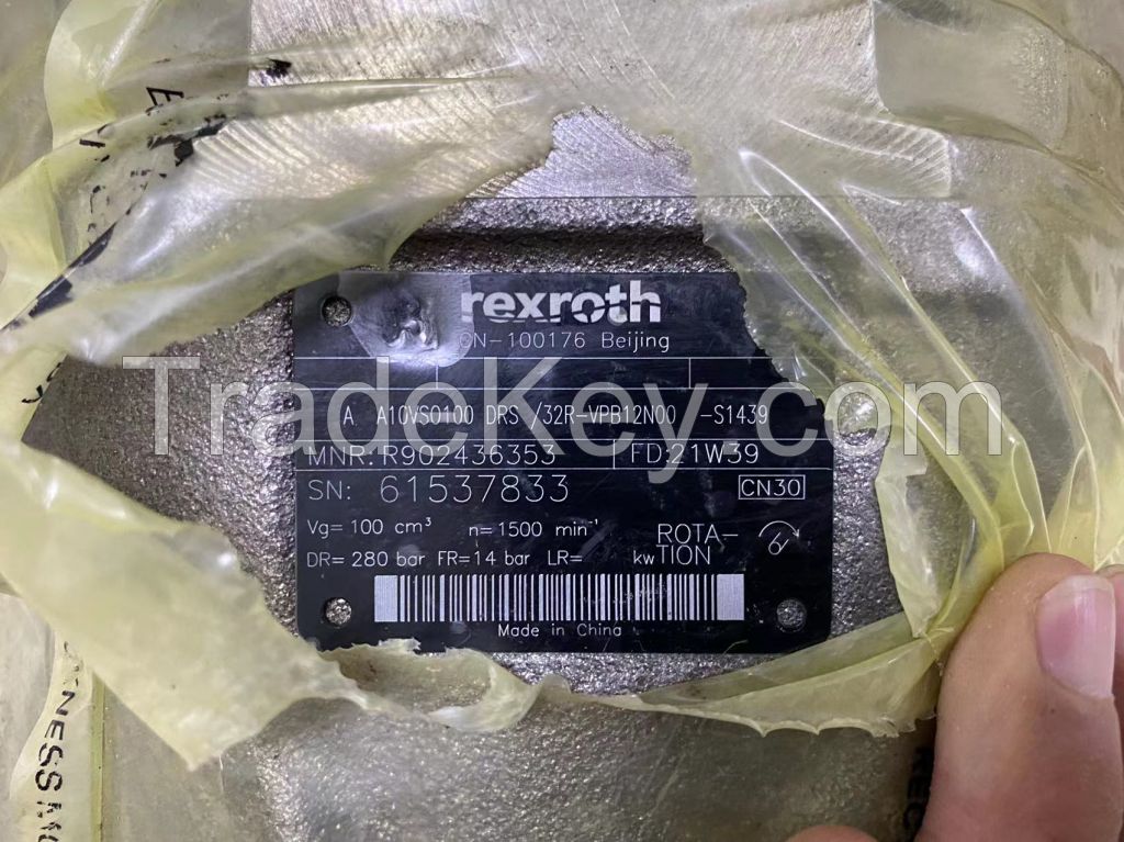 Rexroth plunger pump A10VSO100DRS32R-VPB12N00- S1439