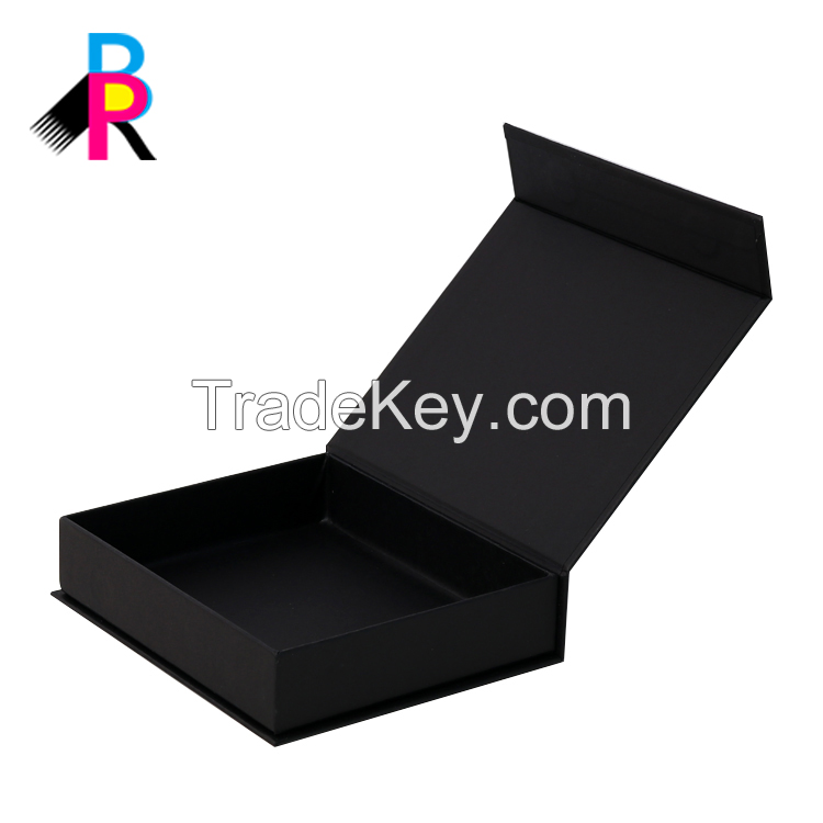 Custom Printing Flapped Paper Package Cosmetics Shoe Cloths Hat Book Shape Box With Magnets