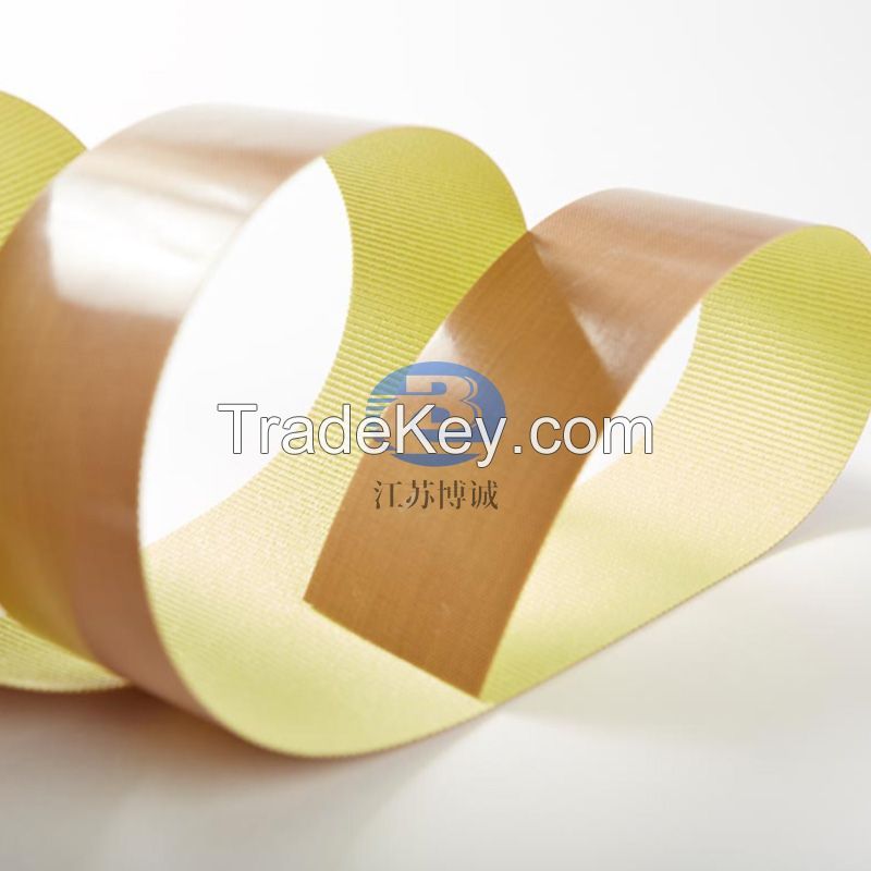 PTFE Coated Glass Tape Rolls With Release Paper     Teflon Tape Wholesale     