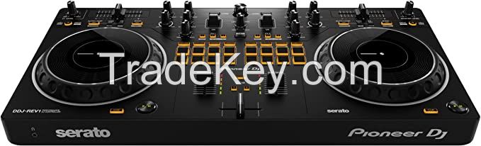 Pioneer Pro DJ Bundle with DDJ-REV1 + DM-40 Set + HDJ-X5 Headphones