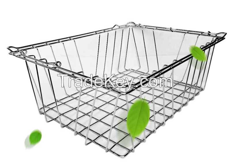 Stainless steel sterilization basket