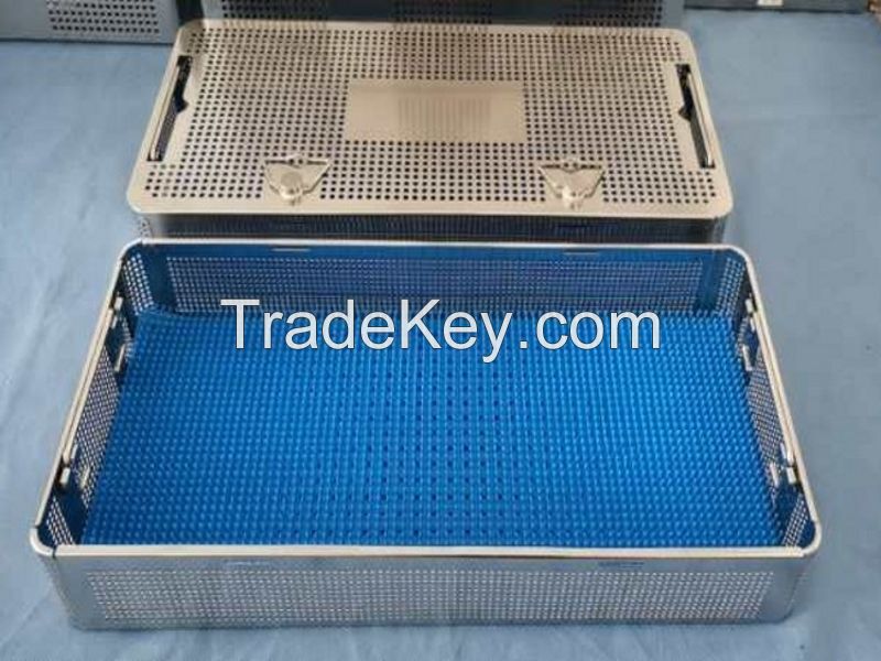 Metal Micro Trays Metal Microsurgical Instrument Sterilization Tray