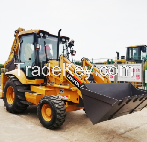 Best Quality Backhoe loader with spare parts price for sale