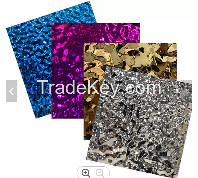 Ss 304 Stainless Steel Panel Stamped Stainless Steel Sheet color steel plate