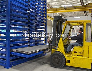 Sheet tower Increase your vertical storage Heavy duty sheet Metal Storage 3 tons per layer
