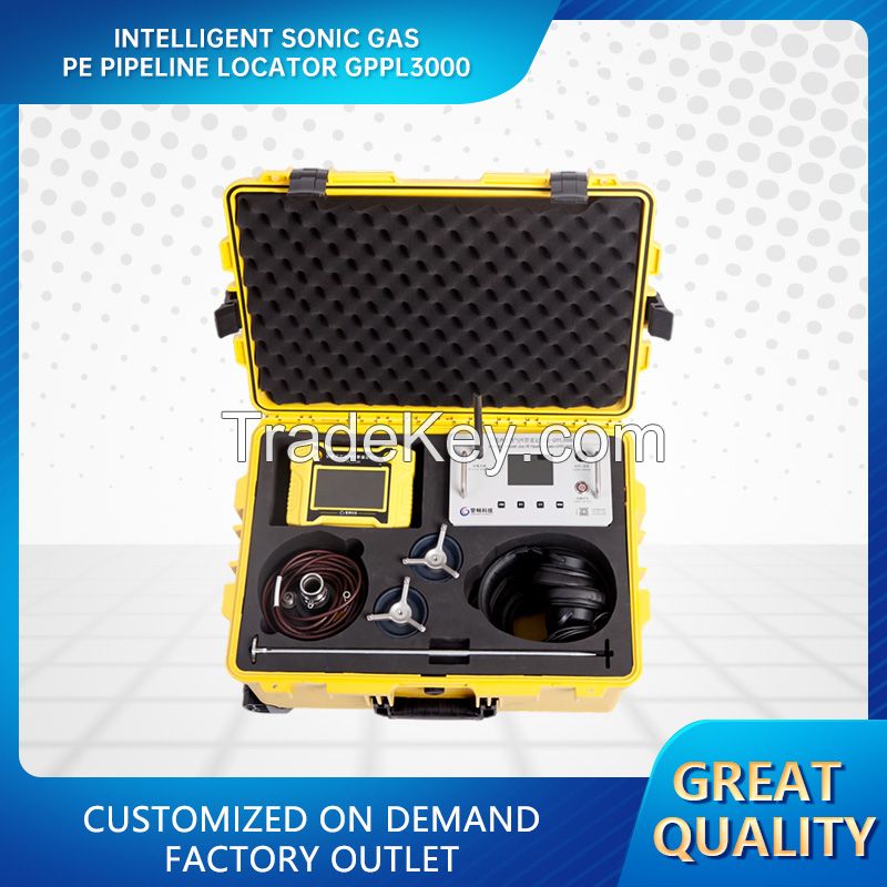 Two modes: listening mode and detection mode, intelligent acoustic gas PE pipeline locator GPPL3000 with multi-dimensional accurate positioning