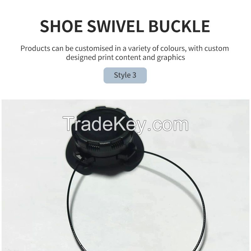 Shoe swivel buckle style 3