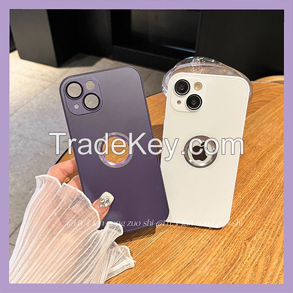 AG frosted glass phone case