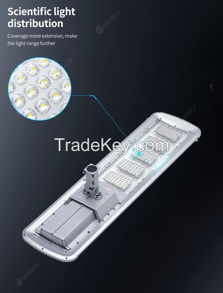 SOLAR STREET LIGHT WITH AUTO-CLEAN FUNCTION