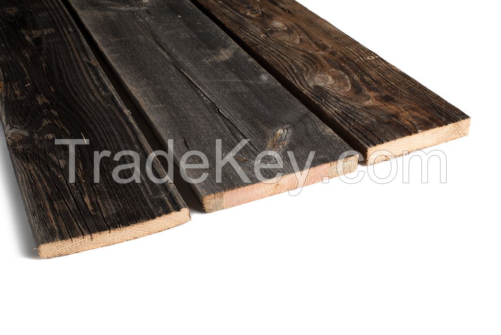 sunburnt planks, raw planks], old reclaimed wood