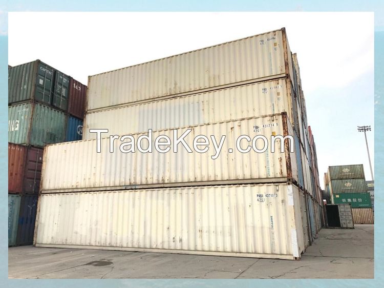 40ft high cube standard shipping container customized durable empty dry container