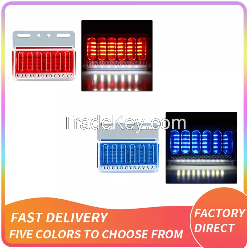 lighting side lamp 24V bus tire lamp LED refitting liberation Dongfeng trailer landing side manufacturer direct selling