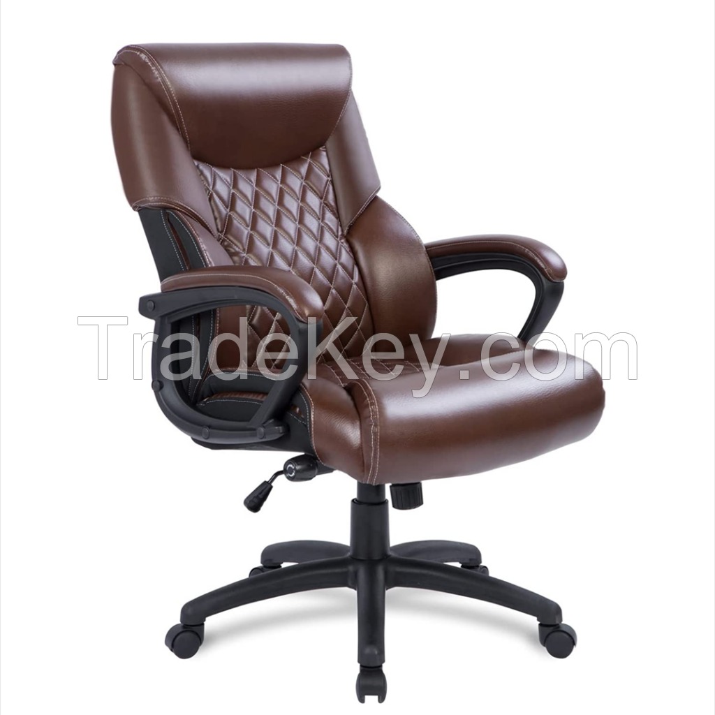 Ergonomic Desk Chair Office Chair for Heavy People 360 Swivel Manager