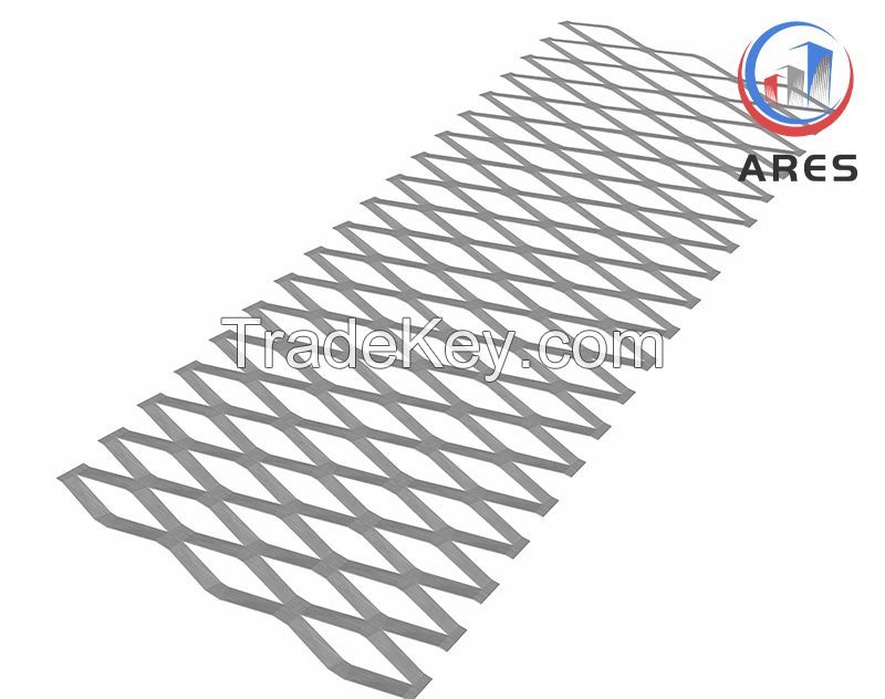 â€‹Diamond Expanded Mesh for Facade Screening     Expanded Metal Cladding     