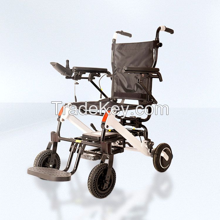 Ultralight electric wheelchairs portable aluminum folding electric wheelchair AC0K-1