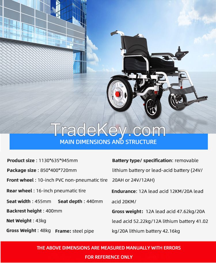 Handicapped Power Light Wheelchairs Portable Fold And Go Electric Wheelchair