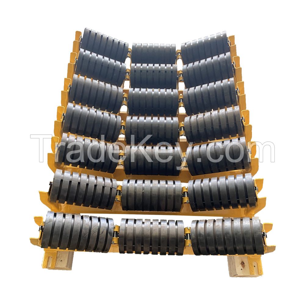 China Custom Belt Conveyor Impact Roller With DIN/Cema/JIS/AS/GB-T10595/ISO Standards