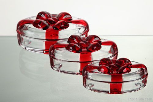 glass craft candy jar