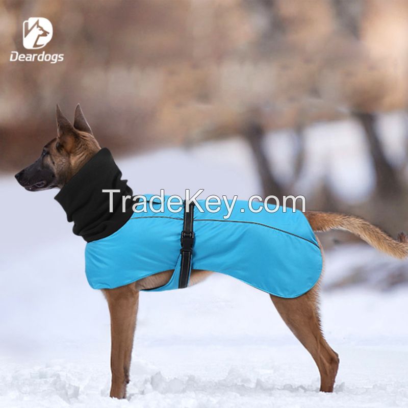 Deardogs Turtleneck Belly Warm Cotton-padded Jacket.ordering Products Can Be Contacted By Email.