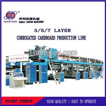 MS Corrugated Cardboard Production Line    Corrugated Cardboard Machine For Sale    