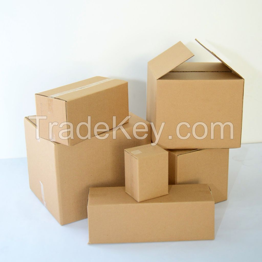 Custom Size And Color Corrugated Carton Box For Packaging And Shipping