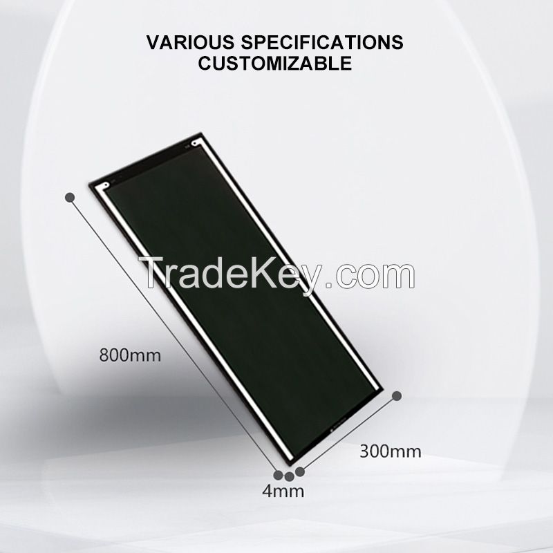 Customization Can Be Contacted By Email.crystal Black Microcrystalline Semiconductor Heating Glass 800x300x4mm220v 3500w.