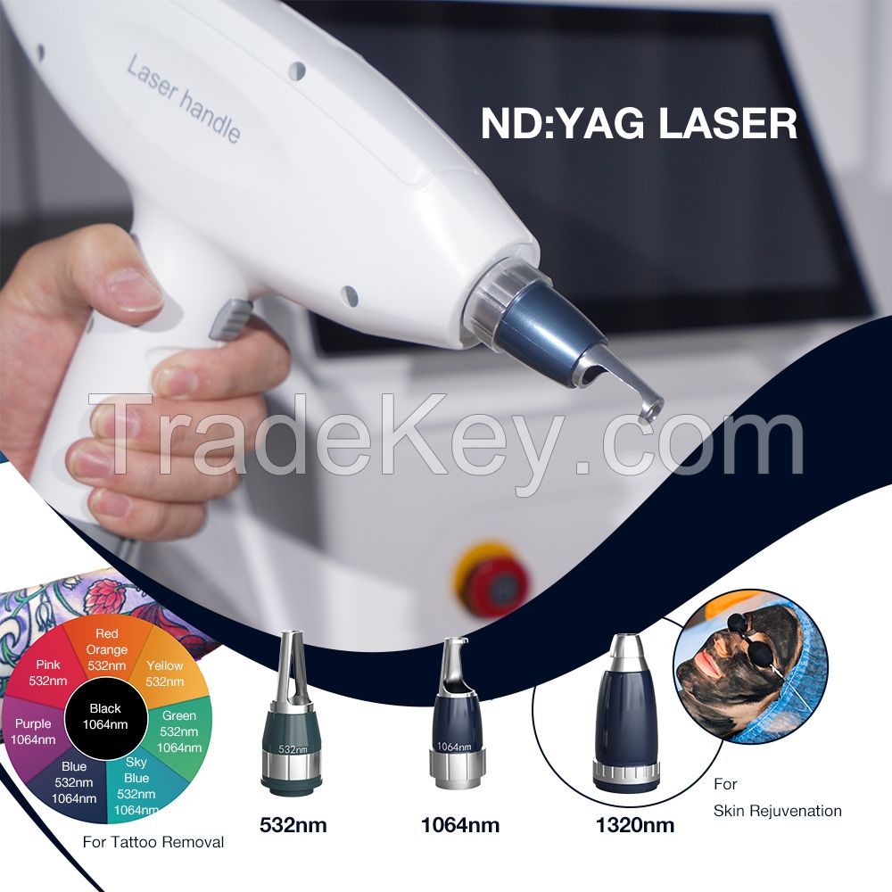 Beauty Equipment Diode Laser 755 808 1064 940 Hair Removal And Nd Yag Pico Laser Tattoo Removal Machine
