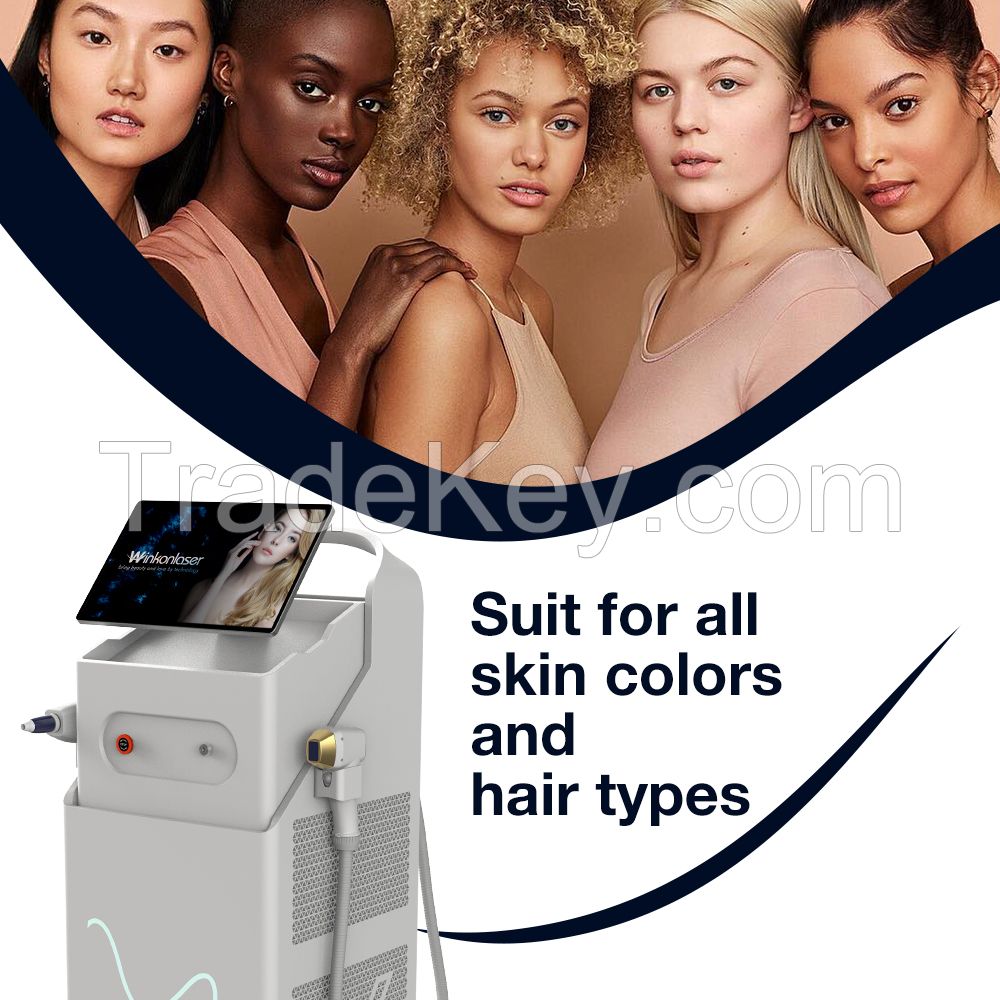 Beauty Equipment Diode Laser 755 808 1064 940 Hair Removal And Nd Yag Pico Laser Tattoo Removal Machine