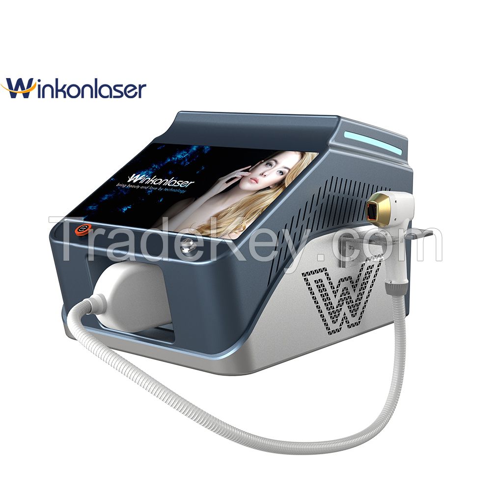 Portable 4 Wavelength Diode Laser Hair Removal Machine