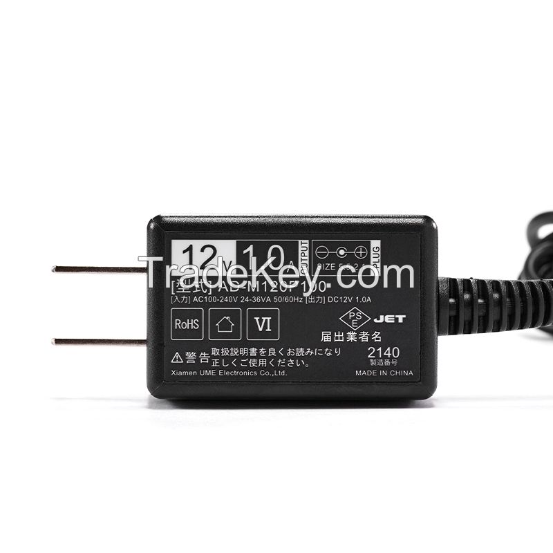 UME-6W/12W series-B02 Cable Type ( PSE/UL/CCC/CE/UK )  Power adapter.Ordering products can be contacted by email.