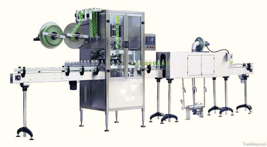 SLEEVE LABELING MACHINE AUTOMATIC PRODUCTING LINE