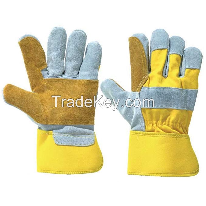 High quality Cowhide Leather Working Welding Gloves with Safety Protective