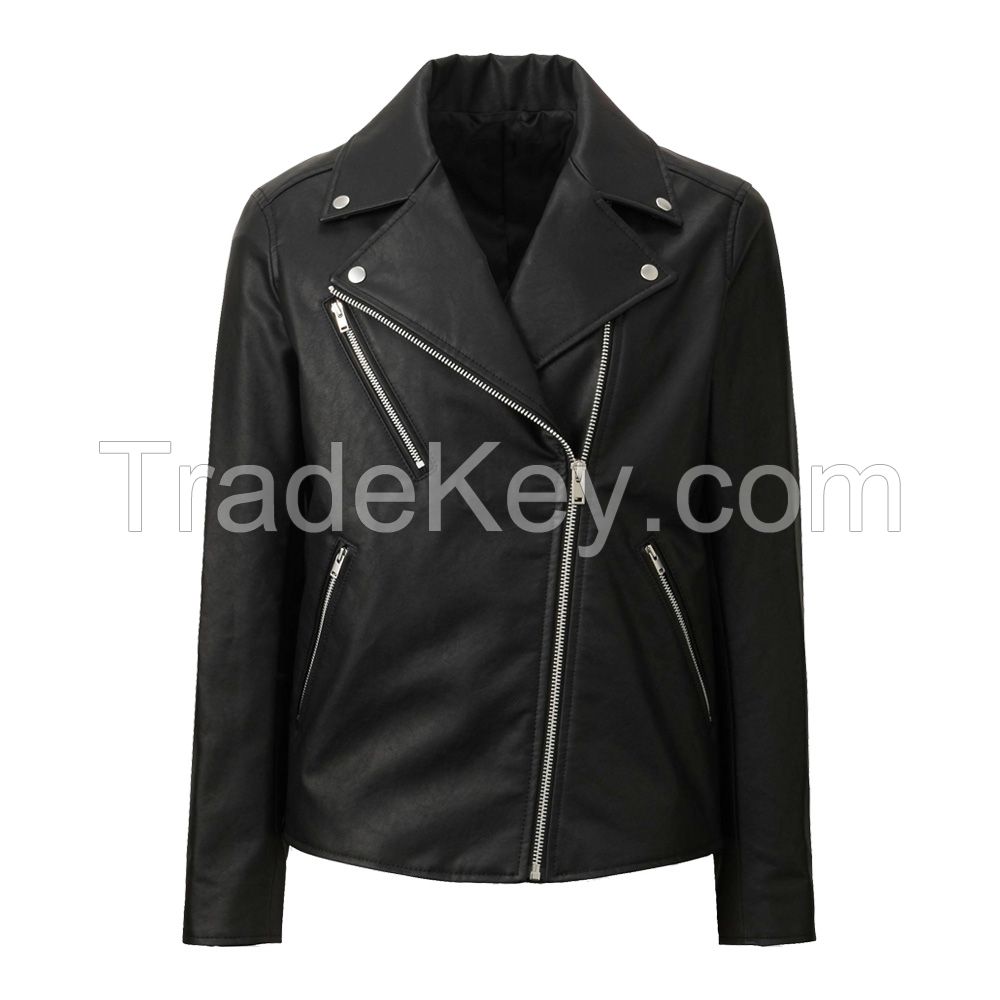 leather jacket winter and autumn fall apparel clothes cardigan blazer Coat