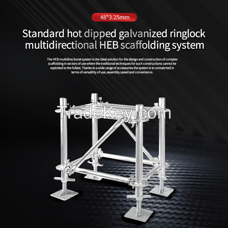Standard Hot-DIP Galvanized Ring Lock Multi-Way Heb Scaffolding System/Contact Customer Service Before Placing an Order - Reference Price/Source Factory Shipmen