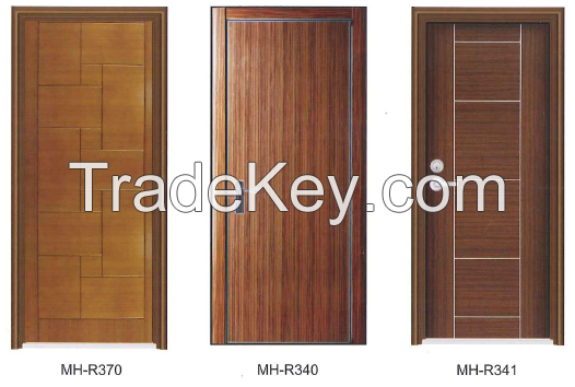 Fire rated wood door