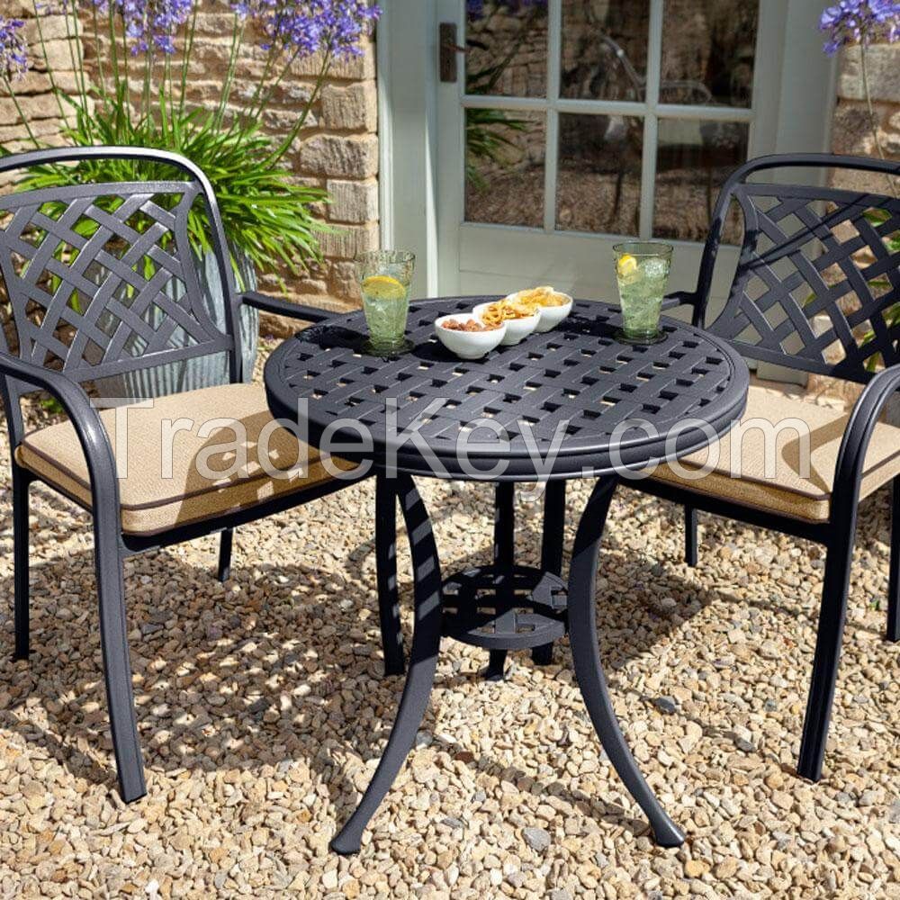 Handpicked Aluminium Titchwell 4 Seat Dining Set In White